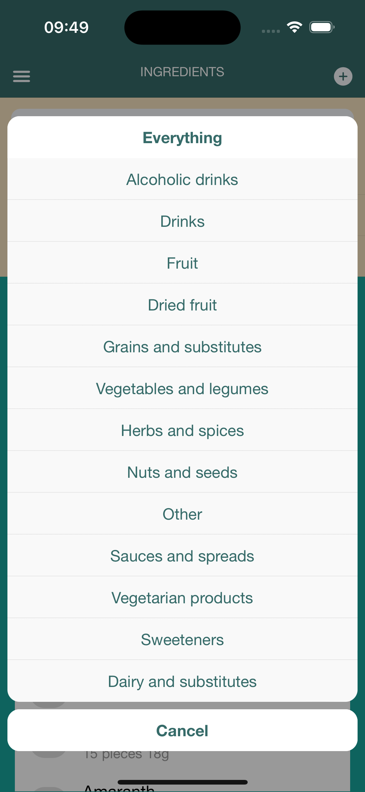 Fodmap 2.0 app