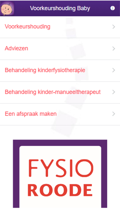 voorkeurshouding baby app